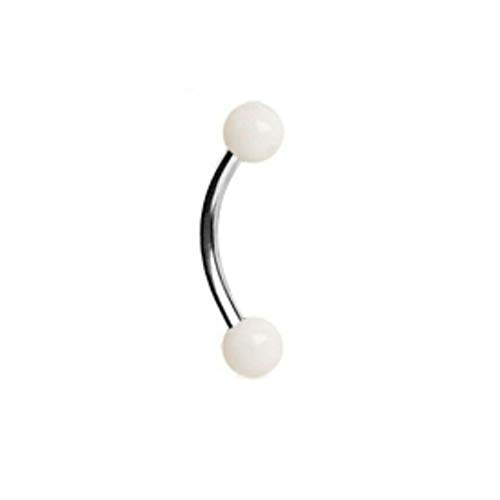 Glow in The Dark Barbells for Vertical Hood Piercing. Glow in The Dark Barbells for Vertical Hood Piercing.