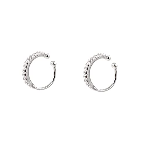 Fake Hoop Earrings CZ Cubic Zirconia Cartilage Earring 925 Sterling Silver Earrings Ear Cuff Huggie Dainty Minimal Conch Piercing Non Pierced Ear Pods Clip on Earrings for Women Girls Fake Hoop Earrings CZ Cubic Zirconia Cartilage Earring 925 Sterling Silver Earrings Ear Cuff Huggie Dainty Minimal Conch Piercing Non Pierced Ear Pods Clip on Earrings for Women Girls