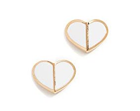 Kate Spade New York Women's Heritage Spade Small Heart Studs Earrings