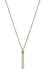 Lucky Brand Pearl Lariat Necklace