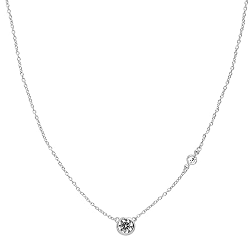 Silpada 'Marvel' Cubic Zirconia Necklace in Sterling Silver Silpada 'Marvel' Cubic Zirconia Necklace in Sterling Silver