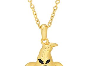 Harry Potter Womens Sorting Hat Necklace - Gold-Plated Necklace with a Hogwarts Sorting Hat Charm - Harry Potter Jewelry