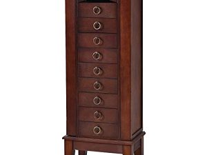 Giantex Jewelry Cabinet with Top Compartment