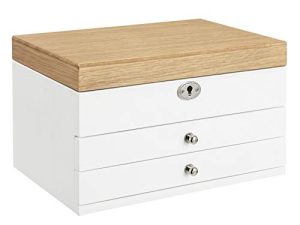 SONGMICS 3-Tier Jewelry Box