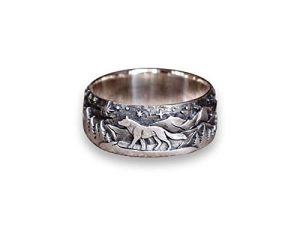 Wolf Ring for Men