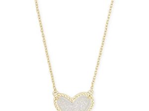 Kendra Scott Ari Heart Adjustable Length Pendant Necklace for Women