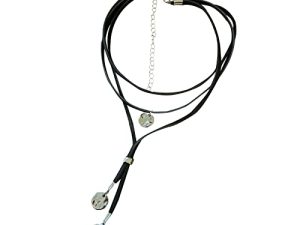 XULAVA Black Brown Suede Choker Necklace for Women Teen Girls