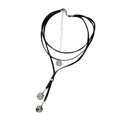 XULAVA Black Brown Suede Choker Necklace for Women Teen Girls XULAVA Black Brown Suede Choker Necklace for Women Teen Girls