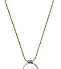 Lucky Brand Two Tone Pendant Necklace