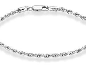 Miabella 925 Sterling Silver Italian 2mm