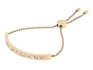 Michael Kors Women's Gold Modern Brilliance Slider Strand Bracelet (Model: MKJ5982710)