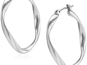 Lucky Brand Twist Hoop Earrings