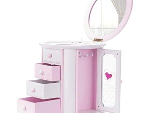 Girls Musical Jewelry Box Necklace Storage Case Women Kids Music Jewelry Organizer Box Gift