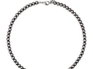 Western Navajo Pearl Choker Necklace Western Beaded Cowgirl Boho Choker Jewelry for Women Girls