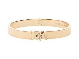 Michael Kors Women's Hardware Gold-Tone Stainless Steel Bangle Bracelet (Model: MKJ7697710)