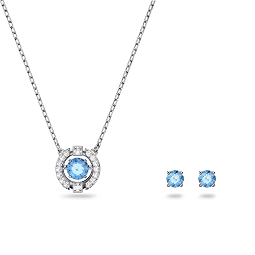 Swarovski Sparking Dance Crystal Necklace and Earring Set Jewelry Collection Swarovski Sparking Dance Crystal Necklace and Earring Set Jewelry Collection