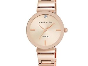 Anne Klein Women's Genuine Diamond Dial Bracelet Watch