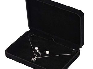 Large Velvet Jewelry Set Box