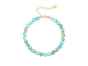 Gemstone Round Beads Healing Power Crystal Bracelet Bring Luck And Prosperity Semi-Precious Reiki 6mm