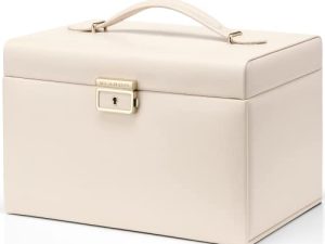 Vlando Velvet Jewelry Organizer Box for Women