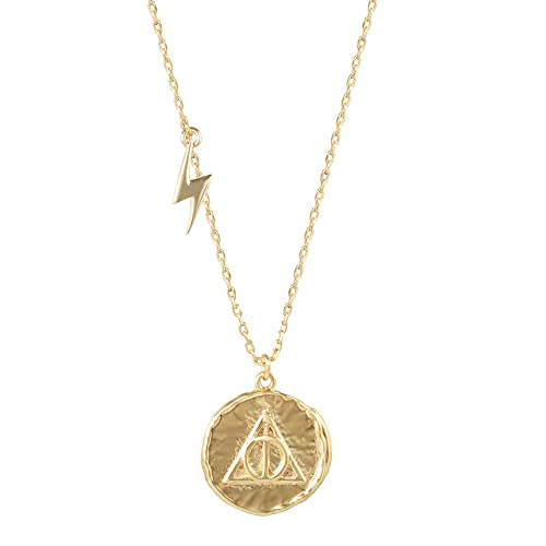Harry Potter Wizarding World Officially Licensed Gold Plated Harry Potter Medallion Pendant Necklaces Harry Potter Wizarding World Officially Licensed Gold Plated Harry Potter Medallion Pendant Necklaces