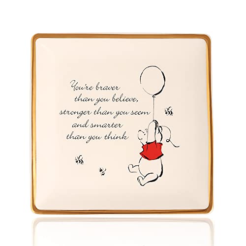 Disney Winnie the Pooh Jewelry Plate - Pooh Jewelry Dish - Ceramic Trinket Tray - Ring Holder Dish Disney Winnie the Pooh Jewelry Plate - Pooh Jewelry Dish - Ceramic Trinket Tray - Ring Holder Dish
