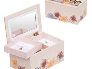 Disney Princess Expect Magical Things Pink Jewelry Box Jewelry Organizer