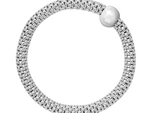 Silpada 'Chic' Sterling Silver Stretch Bracelet
