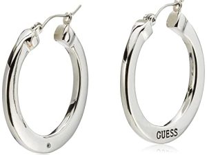 GUESS Basic Logo Hoop Earrings