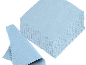 50pcs Jewelry Cleaning Cloth Polishing Cleaning Cloths for Sterling Silver Gold Platinum Platinum Jewelry