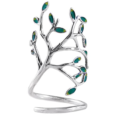 Helen de Lete Innovative The Tree Of Life Sterling Silver Open Ring Helen de Lete Innovative The Tree Of Life Sterling Silver Open Ring