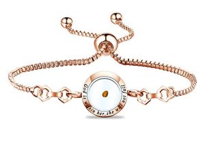 FAADBUK Christian Mustard Seed Bracelet Christian Gift Psalm 46:5 God Is Within Her She Will Not Fall Mustard Seed Jewelry Bracelet Religious Gift Jewelry For Women Girls