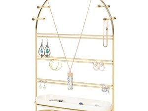 J JACKCUBE DESIGN Gold Jewelry Organizer