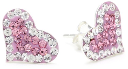 Betsey Johnson Pink Pave Heart Stud Earrings Betsey Johnson Pink Pave Heart Stud Earrings