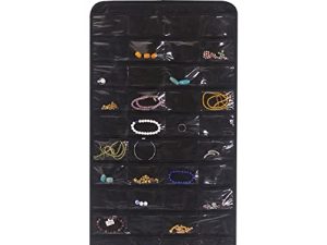 80 Pockets Hanging Jewelry Organizer for women