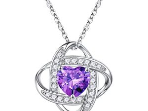Birthstone Necklace Love Gifts for Women