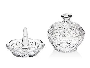 Shannon Crystal 2 Piece Jewelry Organizer