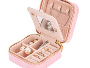 Velvet Jewelry Box for Women Girls