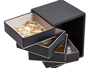 4 Layer Rotating Jewelry Organizer for Men