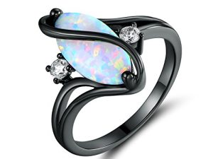 Barzel Rose Gold & White Gold Plated Created Ruby