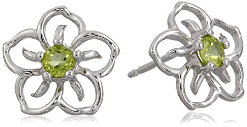 Amazon Collection Sterling Silver Sky Flower Stud Earrings Amazon Collection Sterling Silver Sky Flower Stud Earrings
