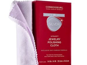 CONNOISSEURS Premium Edition Ultrasoft Jewelry Polishing Clothes with Anti-Tarnish