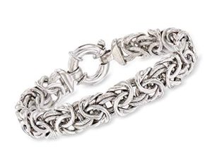 Ross-Simons Italian Sterling Silver Byzantine Bracelet