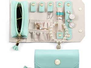 Vlando Small Travel Jewelry Organizer