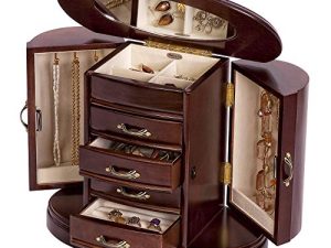 Mele & Co. Heloise Wooden Jewelry Box