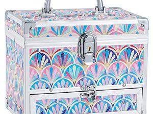 Hododou Girls Jewelry Box Organizer with Drawer & Mirror