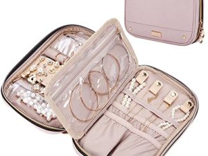 NISHEL Travel Jewelry Organizer Folio
