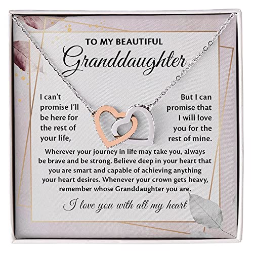 To My Granddaughter Necklace To My Granddaughter Necklace