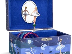 Jewelkeeper Girl's Musical Jewelry Storage Box with Spinning Ballerina
