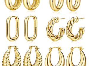 Gold Hoop Earrings for Women